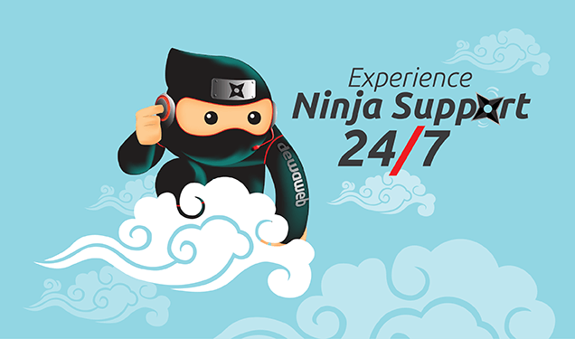 Dewaweb Cloud Hosting Ninja Support 24/7